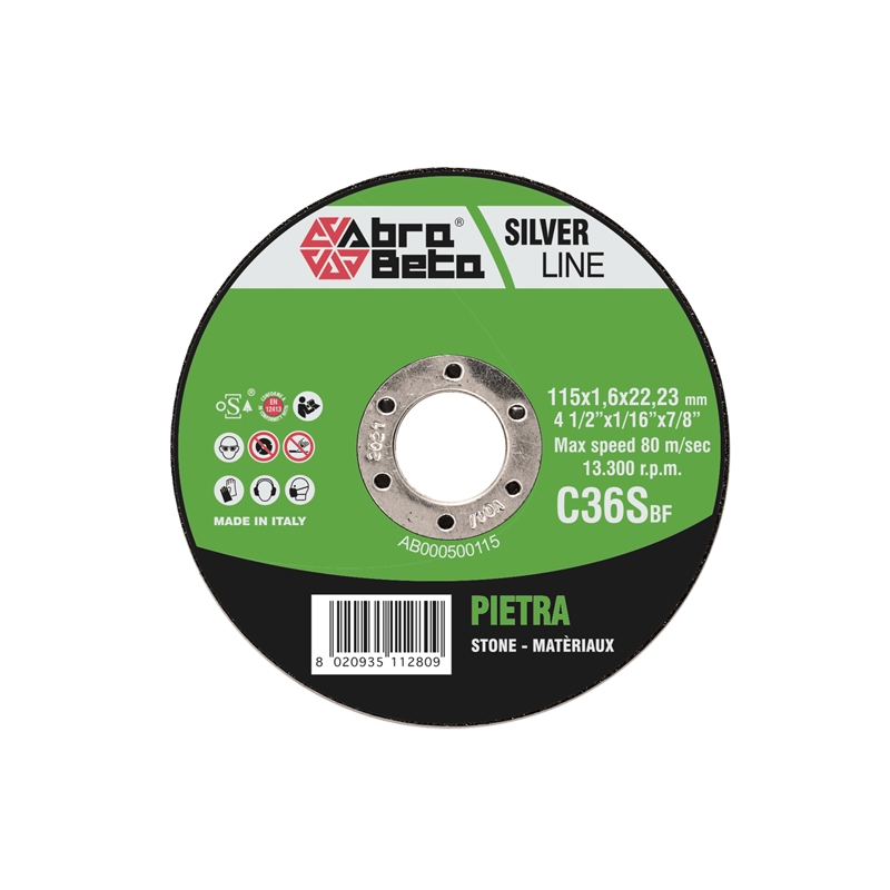 Disco Abrabeta Taglio Silver Pietra C36s