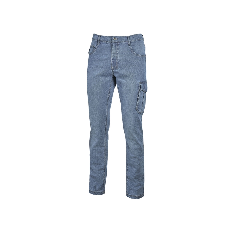 Pantalone Jeans U-Power Colore Guado
