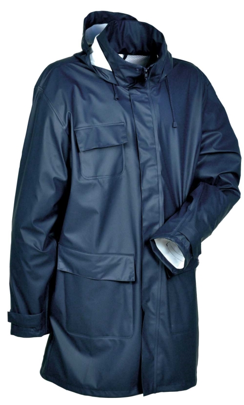 Giacca Lunga Antipioggia Cofra Swept Navy TG. XXL