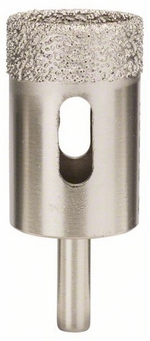 Fresa Diamantata A Secco D.12 con Perno 6,3 MM