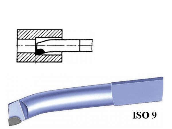 Utensileria & Ferramenta online - Utensili con placchetta: Utensile per  tornio iso 9 20x20