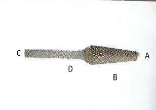 Fresa in Widia U 0603 mm.6x18 TG.3