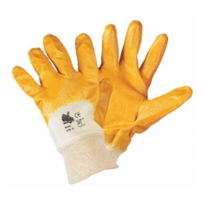 Guanti Poliestere Spalmato NBR TG 10 Giallo Conf. 12 Paia