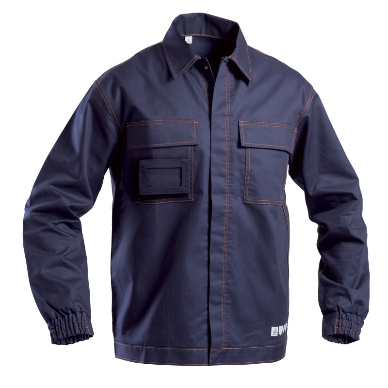GIACCA QUADRIVALENTE BLU/ARANCIO TG L