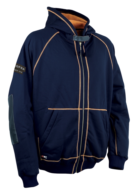 Felpa Cofra Amsterdam BLU 4XL