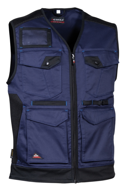 Gilet Cofra Kunir Navy/Nero TG 52