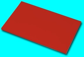Lastra PVC 1000x1000x3mm (rosso) : : Fai da te