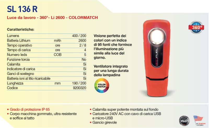 Lampada LED SL 136R 400 Lumens