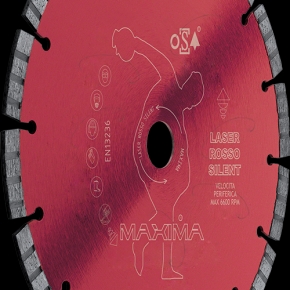 Disco Diamantato D.300 Laser Universale Rosso