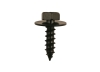 Viti in metallo, rondelle, nere universali, 10 pz. 6,2X24