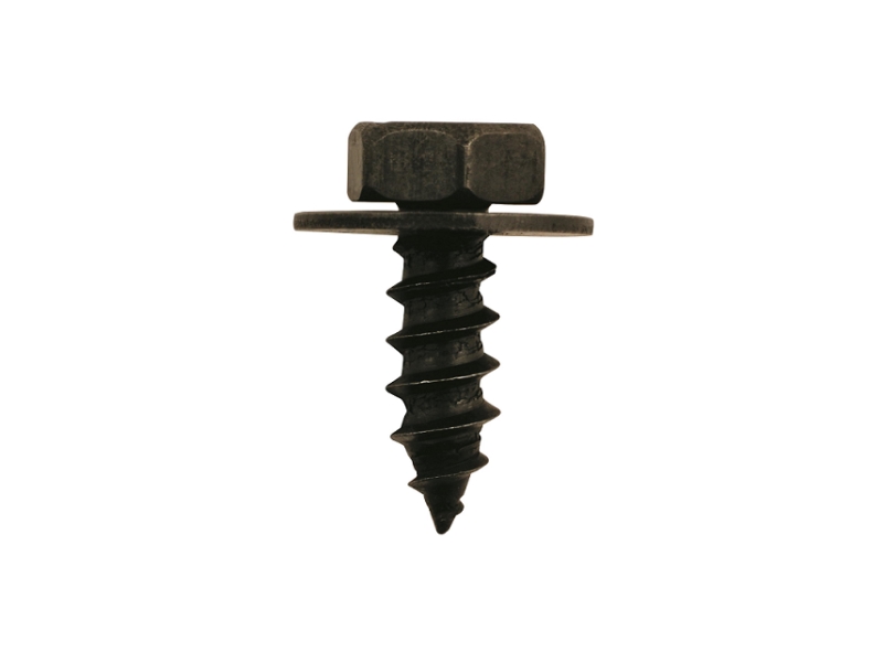 Viti in metallo, rondelle, nere universali, 10 pz.  9,4X17,3