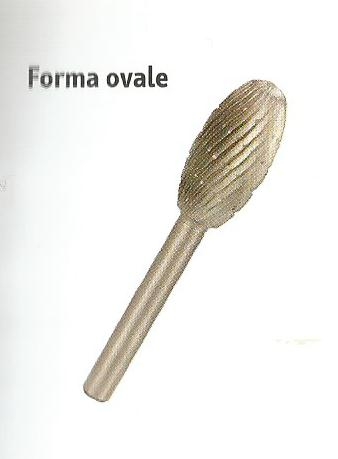 Fresa Rotativa N.43 6X10 Forma Ovale