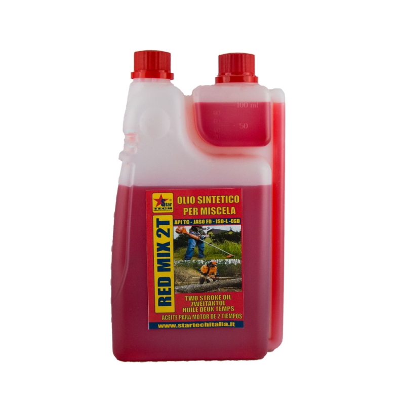 Olio Miscela 2T Rosso Speciale Agricoltura 100 ML