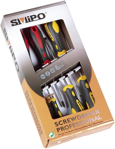 Assortimento Giraviti 7 PZ Taglio:Meccanico,Elettr.,Pozidriv