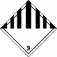 Cartello Adesivo CM 30X30 (Peric.Diverse CL.9)