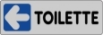 Adesivo CM 15X5 Toilette SX