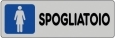 Adesivo CM 15X5 Spogliatoi Donne