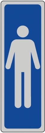 Adesivo CM.15X5 WC Uomini