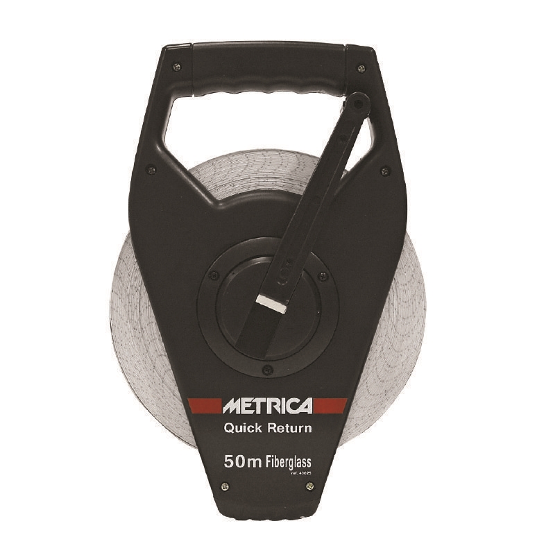 ROTELLA METRICA QUICK RETURN 30 MT NASTRO FIBRA 13MM