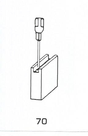 Spazzola Bosch 5X8X9