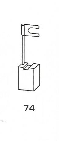 Spazzola Bosch 6,3X16X22,5