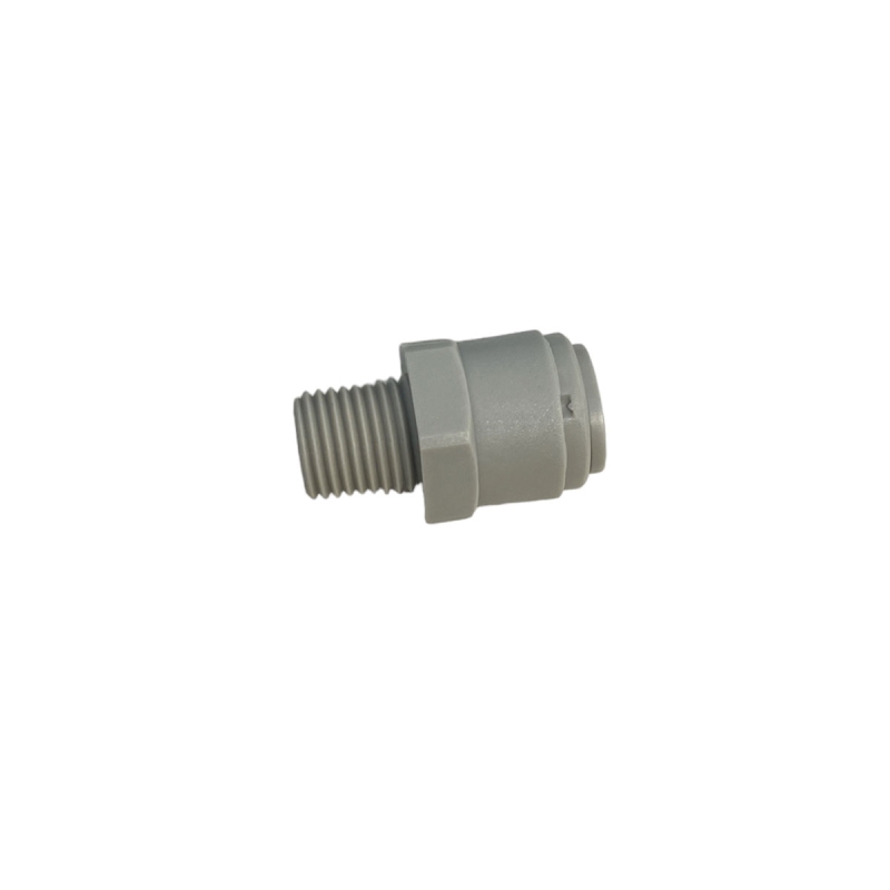 RACCORDO TERMINALE IN PLASTICA DRITTO TUBO 3/8 FILETTO 1/4