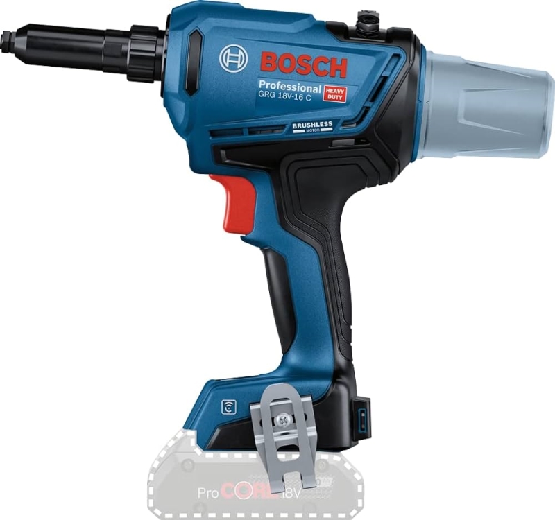Rivettatrice Bosch GRG18V-16C senza Batterie