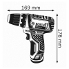 Foto 2: Trapano Avvitatore A Percuss. Bosch GSB 12V-15 2 Batter. 2Ah