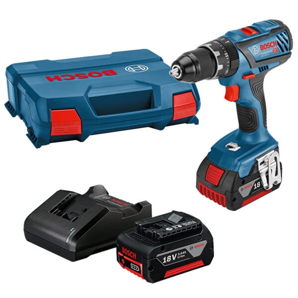 Trapano A Batteria Bosch GSB 18-LI Plus 3 Batterie
