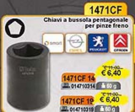 Chiave Pentagonale Beta 1471CF-19