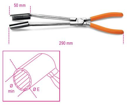 Pinza per Capucci Candele Beta ART.1474L mm.14
