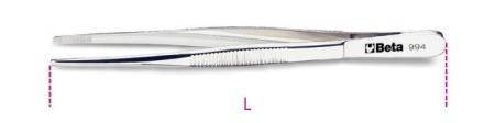 Pinza A Punta Larghe Beta 994 INOX MM.150