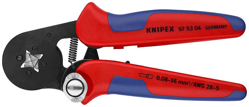 Pinza per Terminali A Bussola con Regolaz. Automatica Knipex