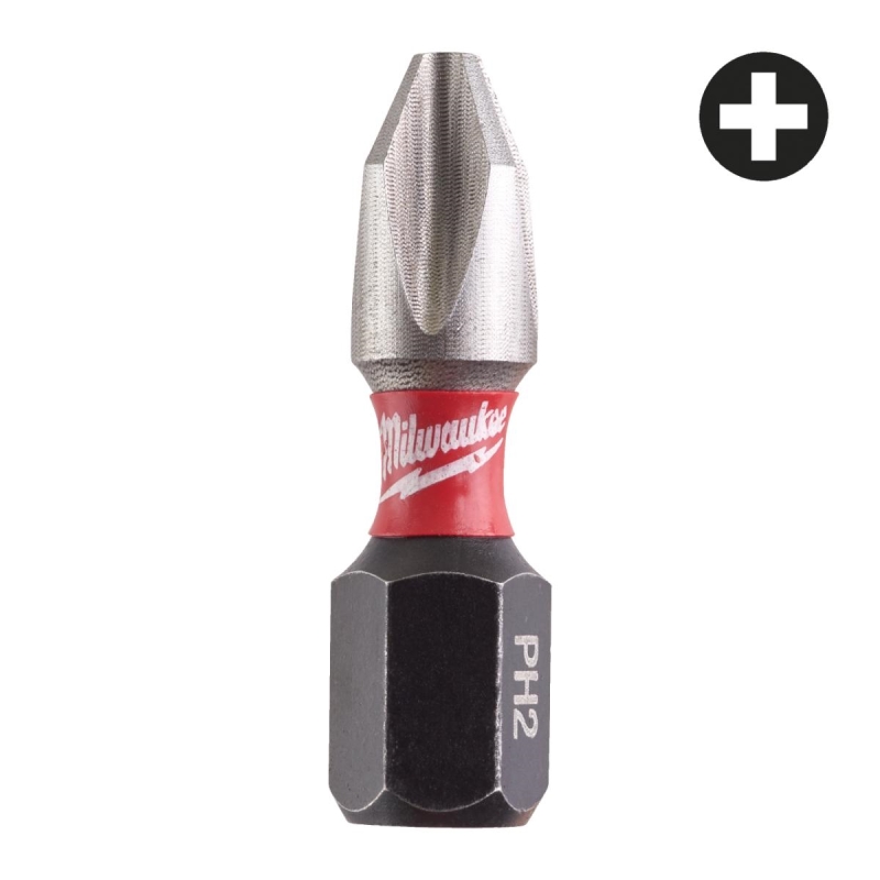 Inserto Milwaukee 1/4 Profilo PH2 25MM