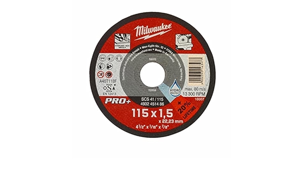 Disco da Taglio Milwaukee SC 41 115X1,5