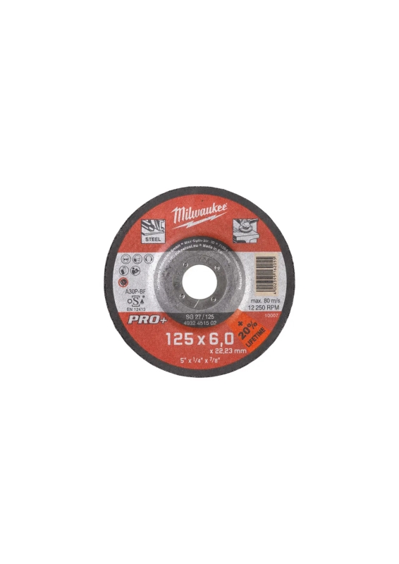 Disco Milwaukee da Sbavo SG27P PRO+ 125X6